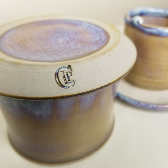 Moonlight Beurre French Butter Dish   Classic Lines Pottery French Butter Crock - Picture 5 of 13